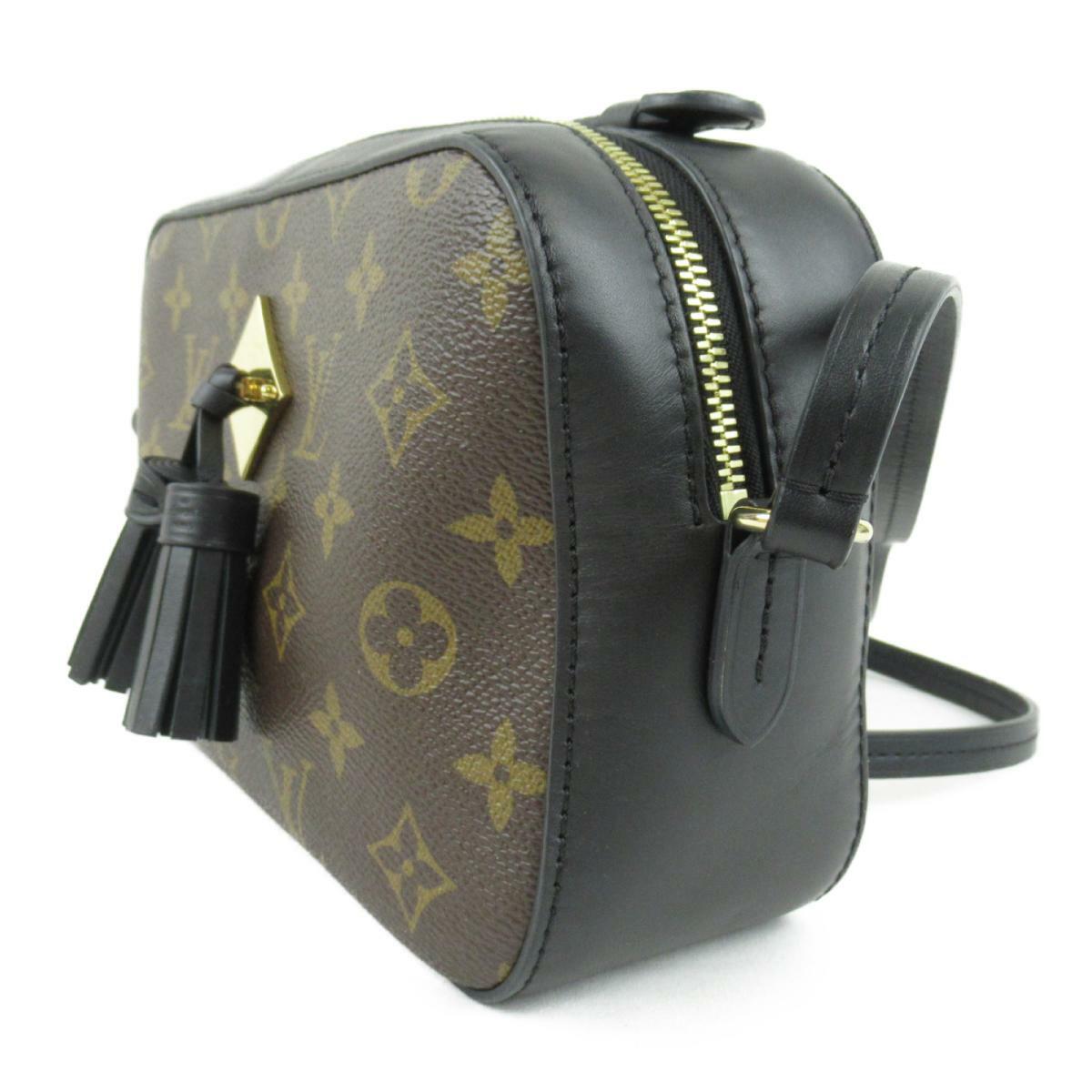 louis vuitton monogram noir saintonge LOUIS VUITTON Saintonge shoulder bag M43555 Monogram Noir Black Used Ladies LV | eBay