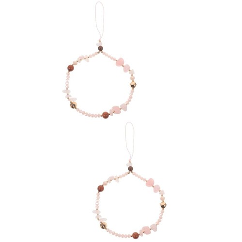2 Count Mobile Phone Straps Miss Beads Charm Cellphone Beaded Lanyard - Zdjęcie 5 z 12