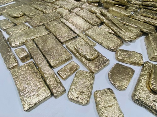 150 Grams Scrap Gold Bar For Gold Recovery Melted Different Computer Coins Pins - Picture 10 of 12