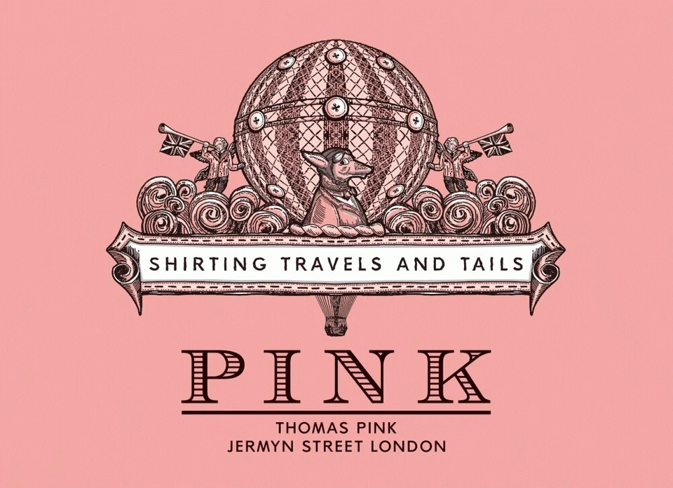 Thomas Pink Designer Cashmere Blend Signature Scarf Green Size 78" X 12" - Image 2 of 3