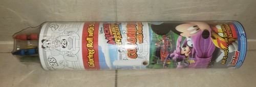 NEW Disney Mickey & The Roadster Racers Giant Coloring Roll & Crayons 25' Feet - Picture 7 of 9