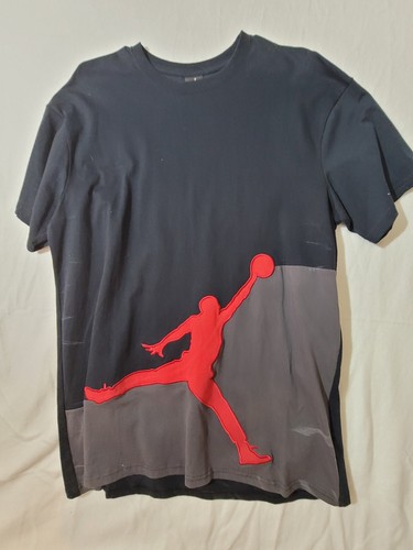 Air Jordan, vintage air jordan shirt sz XL Red/black Jump Man Cotton Basketball Mens