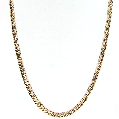 HIGH QUALITY 14K ROSE GOLD FINISH FRANCO CUBAN CURB CHAIN NECKLACE 4 MM 36 INCH HIGH QUALITY 14K ROSE GOLD FINISH FRANCO CUBAN CURB CHAIN NECKLACE 4 MM 36 INCH