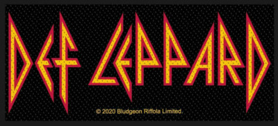 DEF LEPPARD PATCH AUFNÄHER # 12 HIGH 'N' DRY LOGO 10x5cm FLICKEN ABZEICHEN