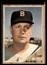 1962 Topps Set Break Chet Nichols #403 Boston Red Sox