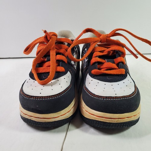 Nike Air Force 1 schwarz Freizeit niedrig sportlich Sneaker Schuhe Größe US 6c Doodle TD - Bild 5 von 10