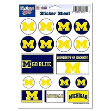 Michigan Wolverines NCAA Vinyl Die-Cut Sticker Set / Decal Sheet *Free Shipping
