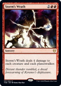 Storm's Wrath x4 - Theros Beyond Death - NM-Mint, English - Theros Beyond Death