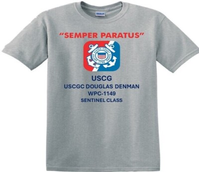 USCGC DOUGLAS DENMAN  WPC-1149*SENTINEL CLASS*SHIRTS.USCG OFFICIALLY LICENSED