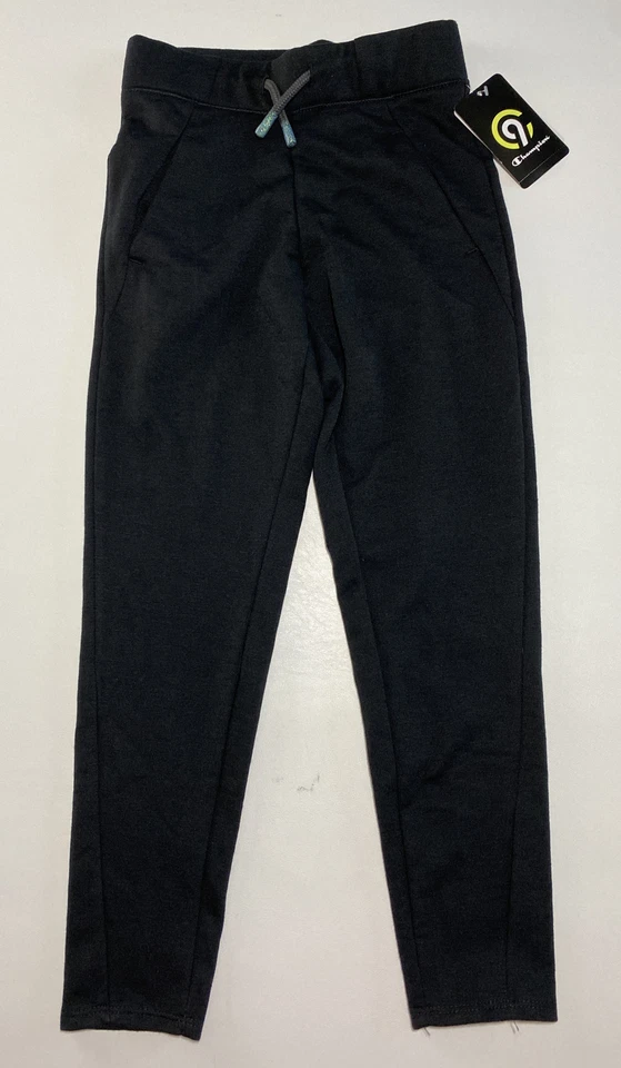 Girls Champion C9 Sweatpants Stretch Pull On Pant Comfortable Black Size S 6-6X - Image 4 of 4