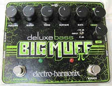 Used Electro-Harmonix EHX Deluxe Bass Big Muff Pi Fuzz Guitar Effects Pedal