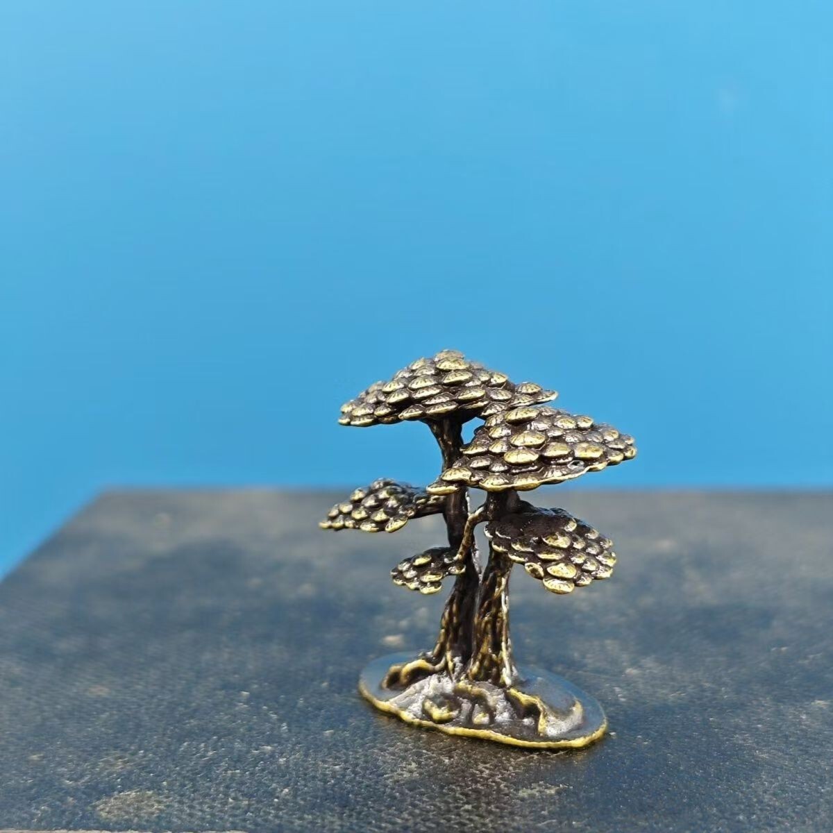Copper Bonsai Suiseki Micro Landscape Decoration：pine 98 | eBay