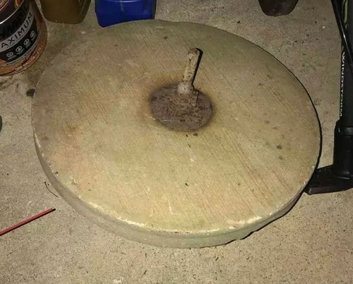 Antique Mill Stone Grinding Wheel 