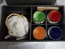 Japanese Tea Set. Porcelain Tea Pot And Cups. New in box