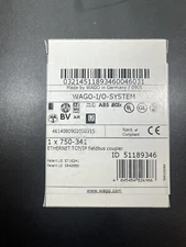 New WAGO 750-341 Fieldbus Coupler Ethernet TCP Digital & Analog Module