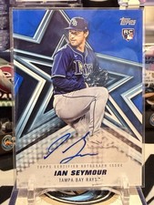 2026 Topps #BSA-IS Ian Seymour Blue Baseball Stars Auto /150 RC Tampa Rays TZ