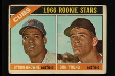 1966 Topps - 1966 Rookie Stars Byron Browne, Don Young #139 (RC) - Inv# 5250