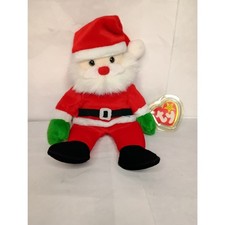 Ty Plush Santa Claus Holiday Plush Toy - Red & Green