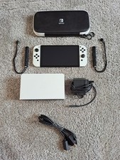 Nintendo Switch OLED Model Handheld Console With Accessories 64GB - White