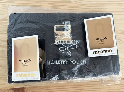 Paco Rabanne 1 Million Pouch, Kosmetiktasche Rabanne Million Gold for her