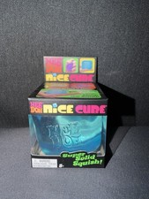 Nee Doh Nice Cube - Super Solid Squish  Blue - Brand New/Factory Sealed 