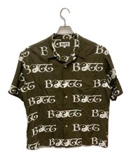 BoTT          Open collar shirt brown 221BOTT03