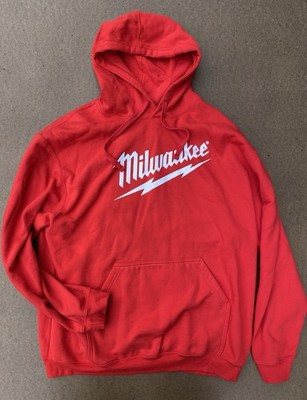 Milwaukee Tool Red Mid Weight Pullover hoodie Size XL