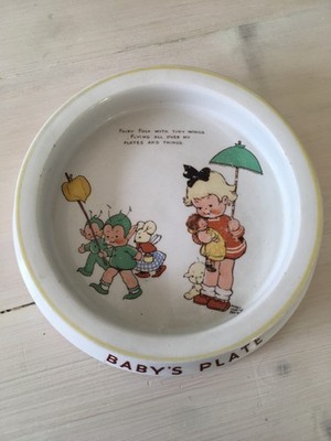 Bezaubernder Shelley Babyteller - Fairy Folk um 1930 (Mabel Lucie) Kinderzimmer