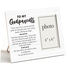 Gifts for Baptism Picture Frame, Godparent Proposal Gifts, Thank You Godparents