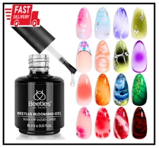 Beetles Nail Blooming Gel 15ml Clear Uv Led Blossom Gel Polish for Spreading Eff