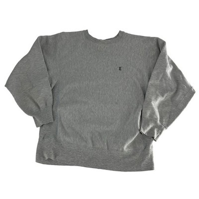 Vintage 80s Champion Reverse Weave Sweatshirt Men Large Heather