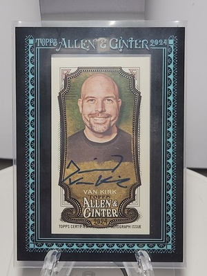 #ad 2024 Allen amp; Ginter Daniel Van Kirk Auto #VA DVK Comedian Mini Frame 25 $24.99