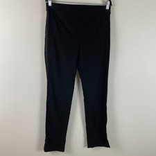 Chicos So Slimming 360 Brigitte Pants Size 1 US 8 M Beaded Side Stripe Pull On