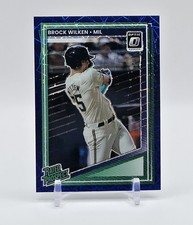 2025 Donruss Baseball BROCK WILKEN Rated Prospect Blue Velocity Prizm #115