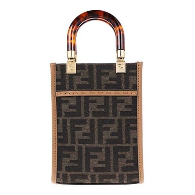 Fendi Sunshine Jacquard Umhängetasche/Tragetasche 8BS051 ALVX F1GE3 45341703