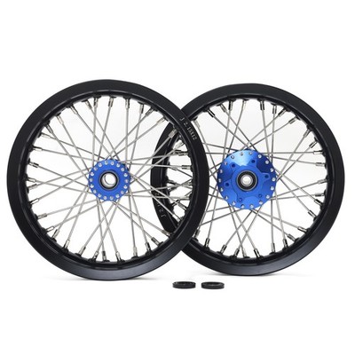 Supermoto 12''x2.15'' Spoked CNC Wheels Rims Hubs Set For Talaria Sting & XXX (X3)