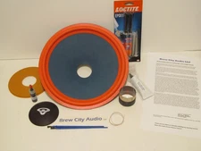 12" 4 Ohm BLUE CONE Recone Kit for Cerwin Vega 122D2 RW12D SW12 LE12D DVC
