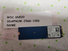 Western Digital PC SN520 256GB M.2 2280 NVMe SSD SDAPNUW-256G-1006