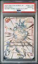 PSA 10 Son Goku SCR Secret Rara Dragon Ball Super Fusion World FB01-139