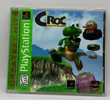 Croc Legend Of The Gobbos Playstation 1 PS1 CIB Complete Manual Reg Card VGC