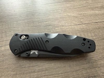 Benchmade 583SBK Barrage Axis Assist Folding Knife Tanto Blade