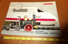 Marklin 1991 1992 E-I Total Program Model Train Catalog Italian and English Text