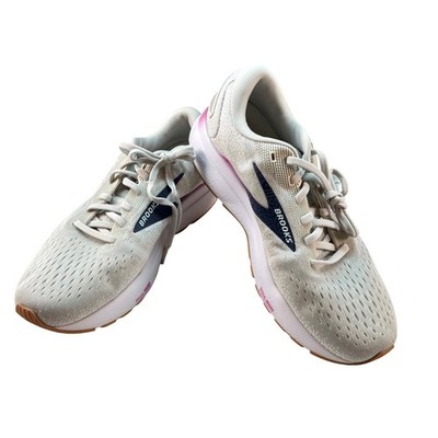 Brooks Ghost 15 Running Shoes Light Gray/Off White 120407 Women's Size 9.5