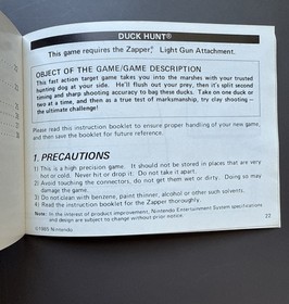 Super Mario Bros / Duck Hunt (Nintendo NES 1985) Authentic Cartridge + Manual!!