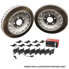 FOR AUDI R8 2019- PERFORMANCE FRONT BRAKE DISCS AND BREMBO PADS