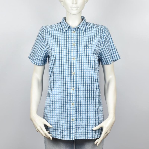 Women Fjällräven Shirt Blue Cotton 40