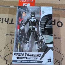 Hasbro Power Rangers Lightning Collection Mighty Morphin Black Ranger w Weapon