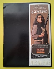 Original 1993 GERONIMO Press Kit Archive - TNT The Native Americans TV Event - R
