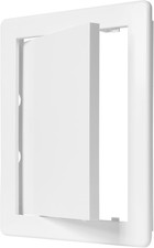 6" X 8" White Plastic Access Panel. Service Shaft Door Panel. Plumbing, Electric
