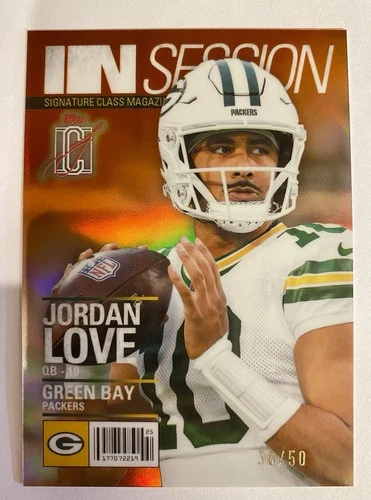 2025 Topps Signature Jordan Love Orange (RAW)